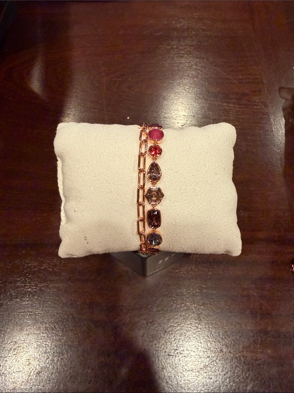Holiday Jewel Candy 25: Moonlit Merlot on Rose Gold